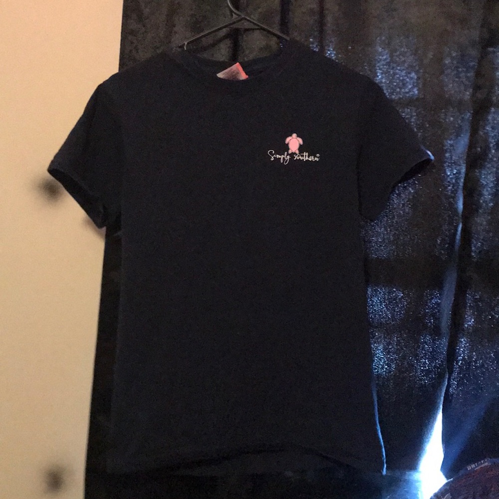 Navy blue simply southern short sleeve shirt